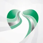 Die Grafik zeigt das Logo von BarbaraNobisCoaching - ein grünes Herz, in dem ein Weg mündet