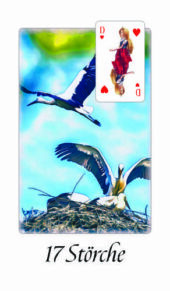 Strahlen-Lenormand 17 Störche©Barbara Nobis alias Meredith Kalyan