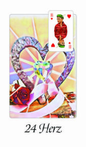 Strahlen-Lenormand 24 Herz ©Barbara Nobis alias Meredith Kalyan