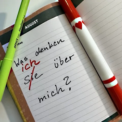 tagebucheintrag was denken sie über mich - eine Frage des inneren Richters 